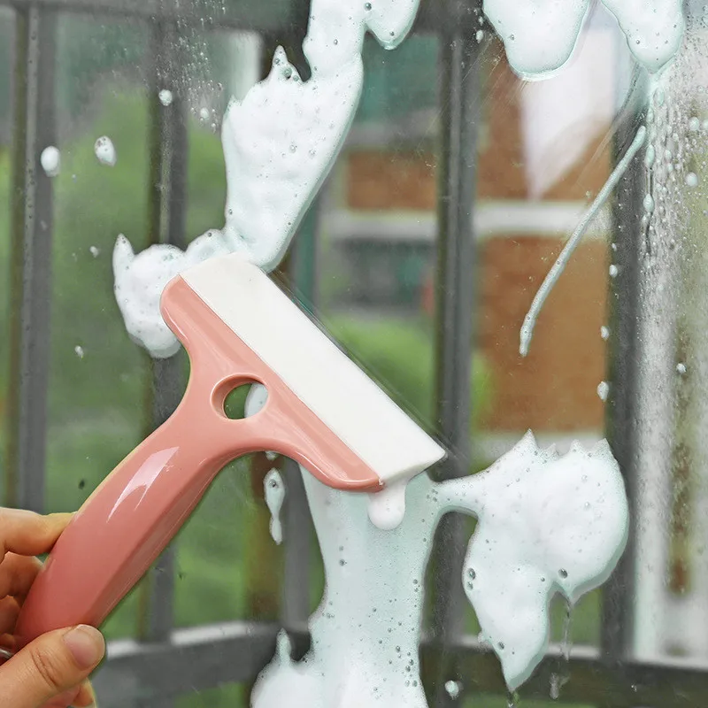 

3 Colors Double-Head Cleaning Brush Window Glass Care Wiper Ceramic Tile Scrape Tool Kitchen Bathroom Groove Cleanin Brush