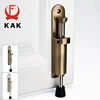 KAK Zinc Alloy Foot-operated Lever Door Stops Adjustable Kickdown Bronze Door Holder Door Stop Hardware Door Buffer Fittings ► Photo 1/6