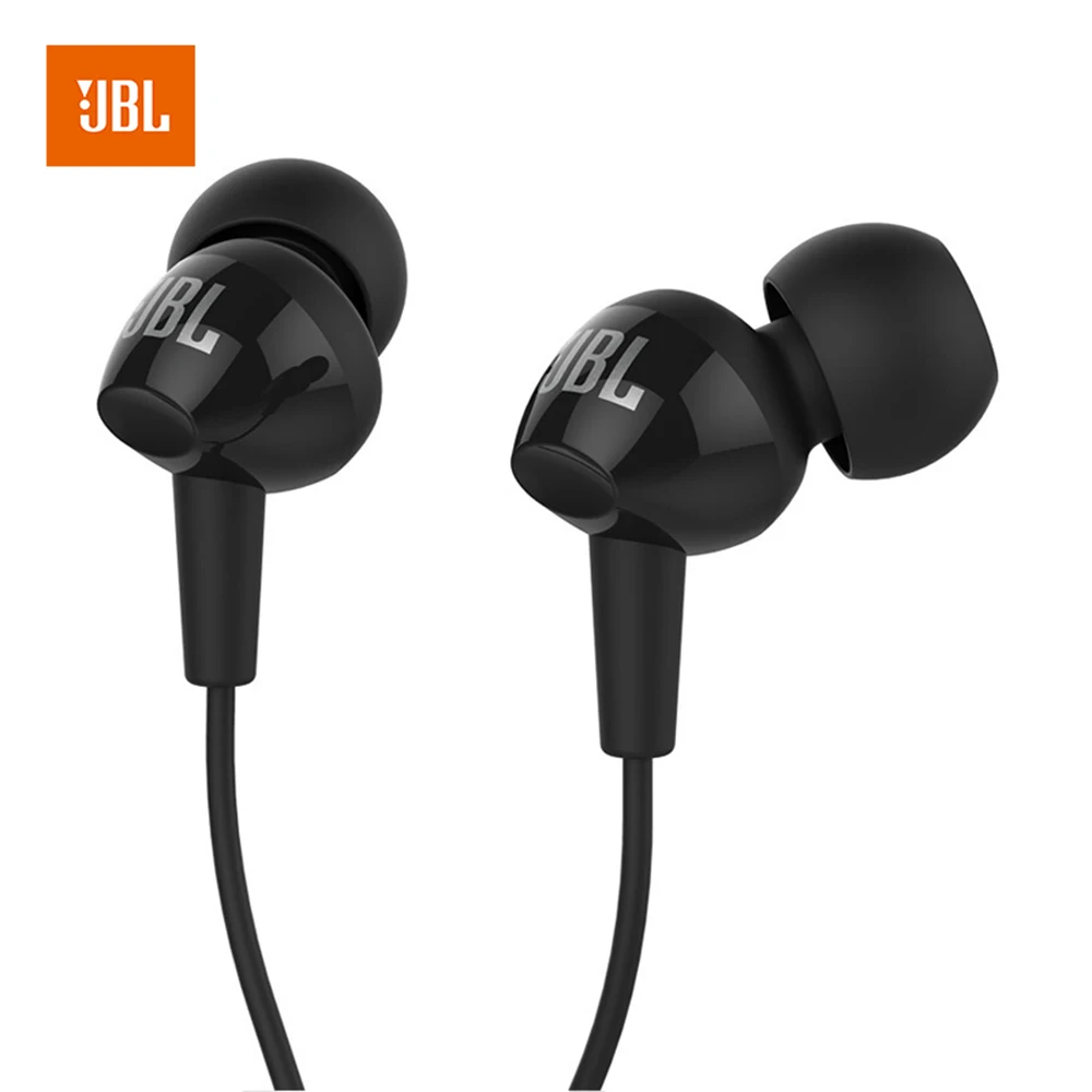 JBL C100SI 3 5mm Wired Headphones Stereo Music Headset Dynamic Earphones Hands free with Mic fone de ouvido JBL Earbuds