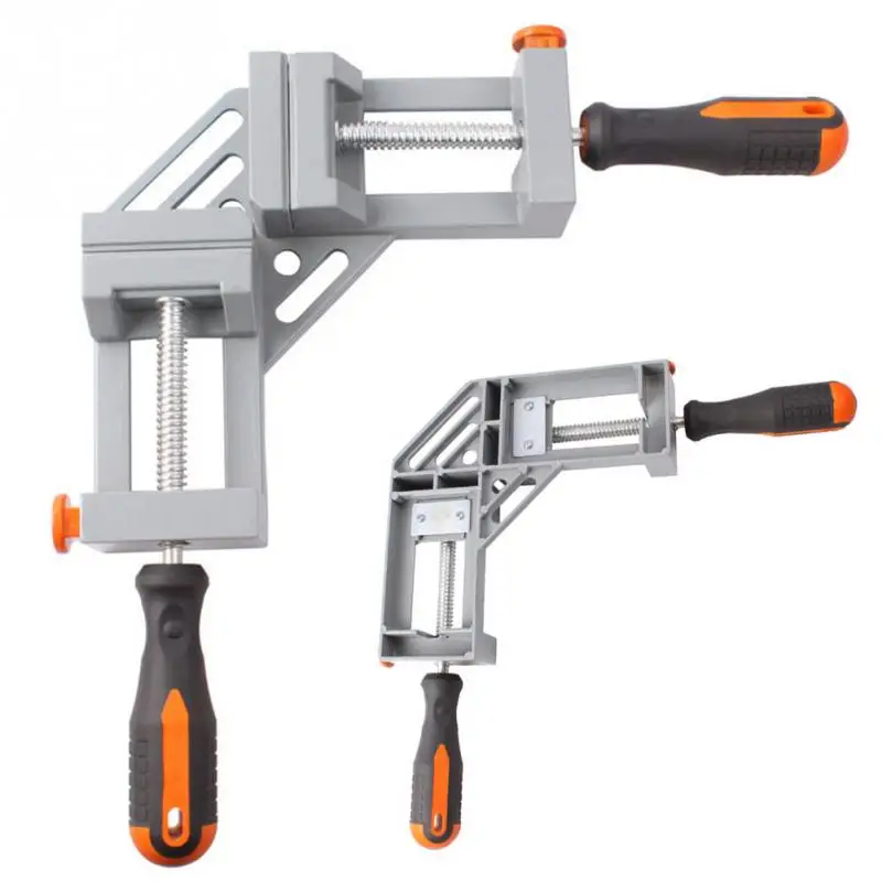 

2018 NEW Quick Type Double Handles 90 Degrees Alloy Right Angle Clamp Woodworking Tool