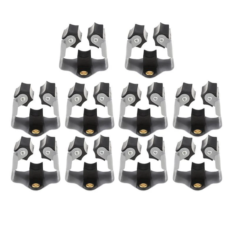 Tanie 10 sztuk wieszak na miotły Mop i uchwyt na miotłę organizator mioteł klipy uchwyt ścienny ogród przechowywania stojak ze śrubami