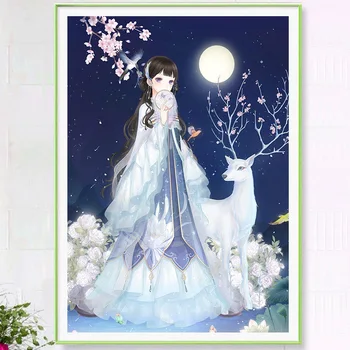 

Fully-jewelled Diamonds Picture A Living Room New Pattern Diy Get Rich Milu Diamonds Embroidery A Living Room New Pattern Diy