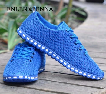 

Spring And Autumn New Light Men Shoes Men Flats Network Gauze Breathable Casual Shoes Flats Men Fashion Summer