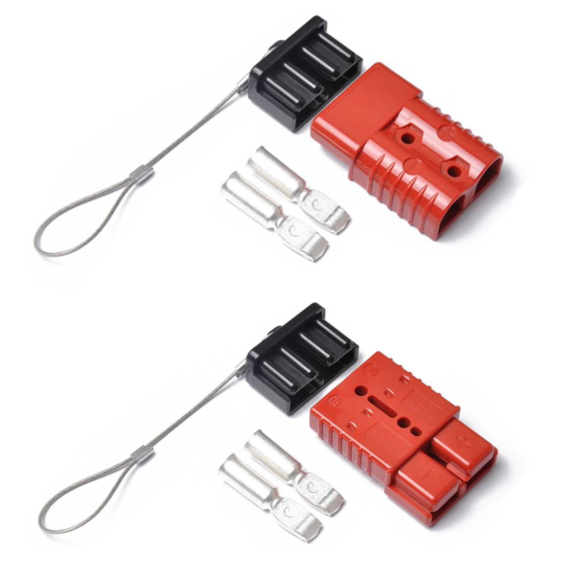 

2pcs 175A 600V Power Connect Plug Solar Caravan Boat Two Pole with Contacts Premium Plug Exterior Connector With Protector