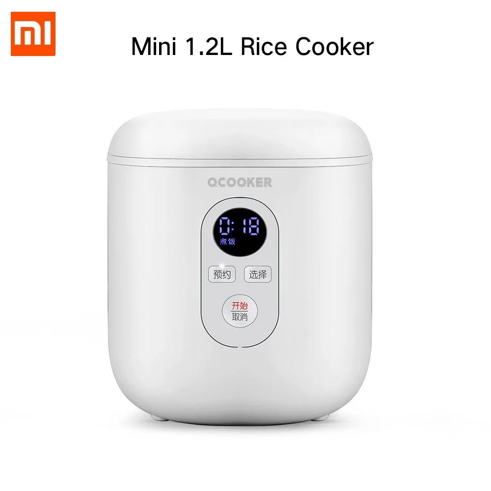 

Original Xiaomi Youpin QCOOKER Mini 1.2L Rice Cooker 300W LED Display Rice Cooker Kitchen Appliances QF1201
