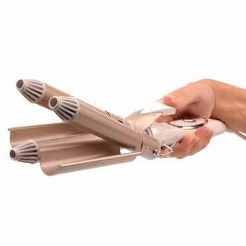 

Professional Curling Iron Ceramic Triple Barrel Hair Styler Hair Waver Styling Tools 110-220V Hair Curler Electric Curling Hair