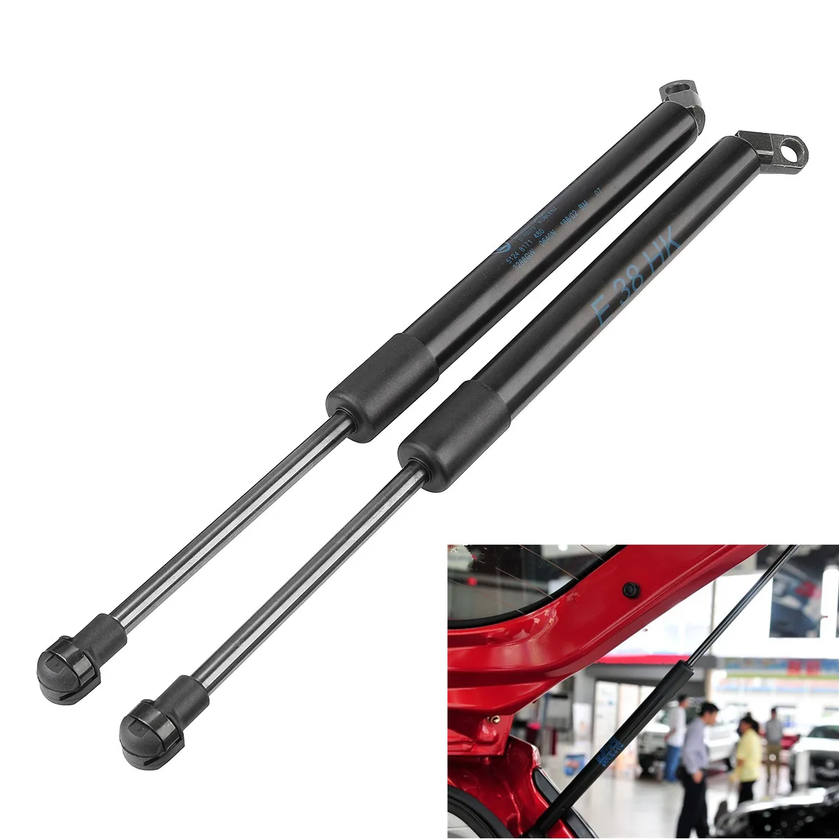 

High Quality 1 Pair Car Trunk Tailgate Lift Support Shock Struts for BMW E38 740i 750iL 740iL 1994-2001