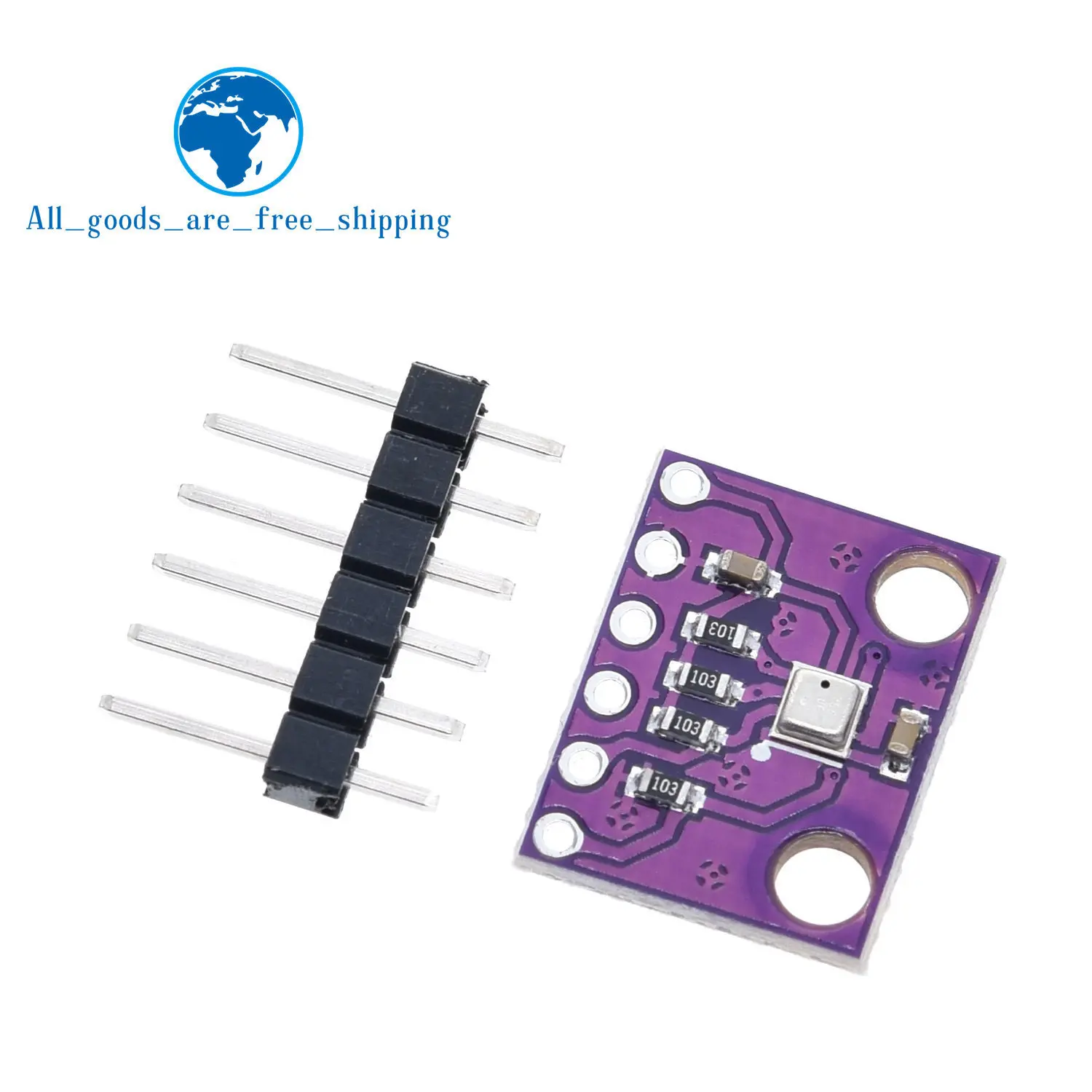 

TZT 1PCS GY-BME280-3.3 precision altimeter atmospheric pressure BME280 sensor module for arduino