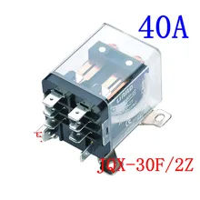 Jqx-30f/2z электрический ток 30 высокомощное 12v реле 24v 220 V Ljqx-40f-2z 40a