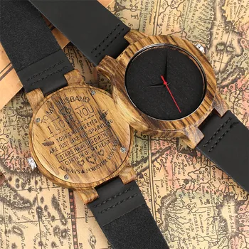 

Wood Watch for Men Personalized Engraved To My Husband Design Quartz Clock Wooden Men's Watch Top Birthday Anniversary Gifts
