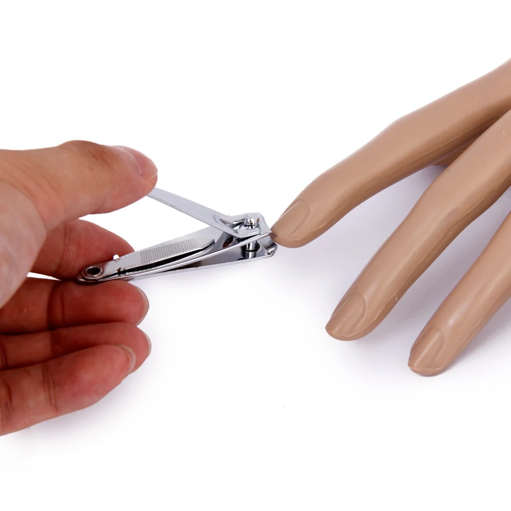 

Footful Stainless Steel Nail Clippers Nail File Fingernail Toenail Clippers Multi-functional Nail Clippers Small Size---Silver