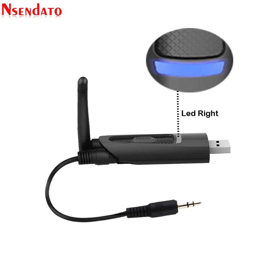 Bluetooth V5.0 адаптер передатчика дальнего действия aptX с низкой задержкой для ТВ без
