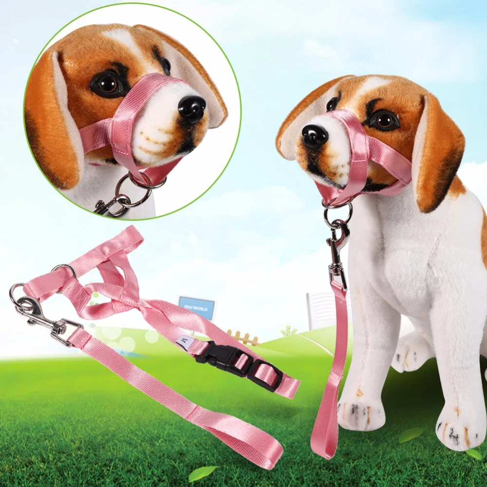 5 Sizes Pet Dog Puppy Head Collar Dog Training Halter Leader Straps