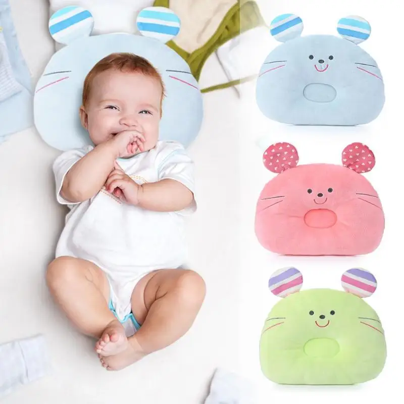 

Baby Stereotypes Pillow Infant Newborn Anti-Rollover Pillow Shaping Pad Multifunction Soft Cotton Pillow Sleep Positioner