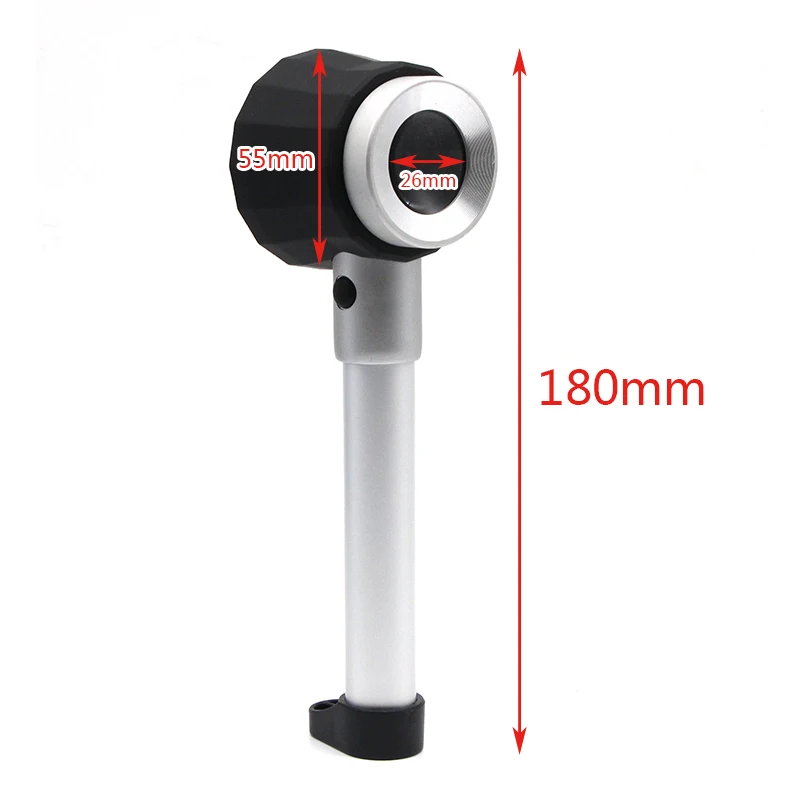 10X Handheld Magnifier LED Illuminated Metal Magnifying Glass with Measuring Scale and 3LED Lights Lighting Reading Checking