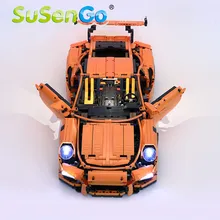 SuSenGo светодиодный светильник комплект для Technic GT3 RS светодиодный светильник ing набор совместим с моделями 42056 и 20001(без модели строительных блоков