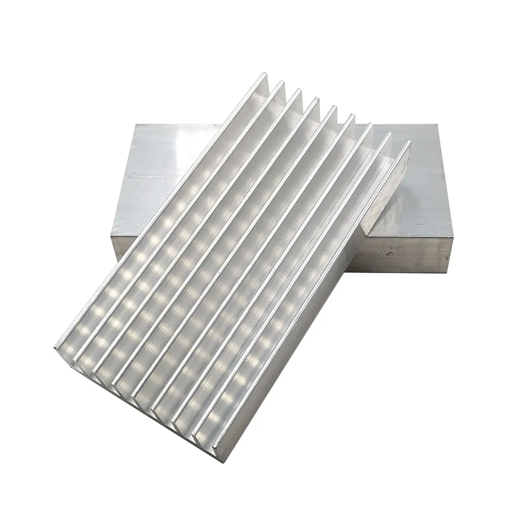 2PCS 100x50x17mm Aluminum Heatsink Cooling Board for LED Light Lamp High Thermal Conductivity LED Radiator Electronics Heatsinks