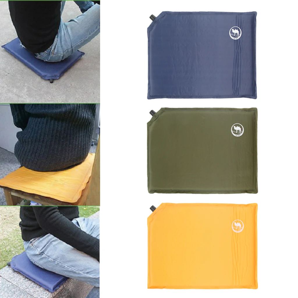 Outdoors Self Inflating Stadium Seat Cushion Waterproof Inflatable