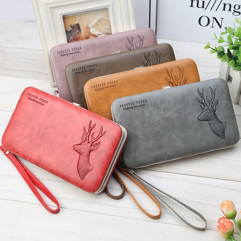 

Ladies Lunch Box Wallet Multi-Function Long Paragraph Clutch Bag Multi-Card Mobile Phone Bag