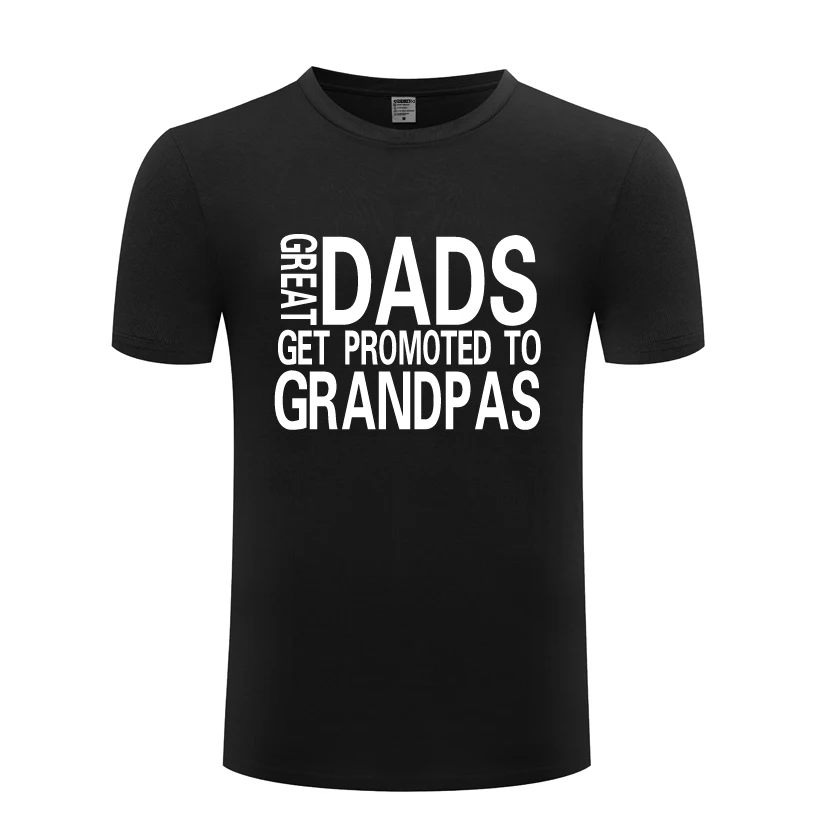 Креативная Мужская футболка с надписью Great Dads новинка 2018 повседневная хлопковая