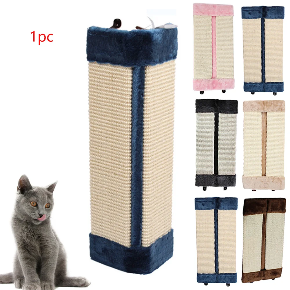 

Protective Post Corner Non-toxic Cat Scratch Board Durable Sisal Hemp Wear Resistant Wall Hanging Toy Mat Pad Funny Pet Supplies