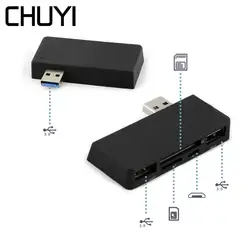 CHUYI USB концентратор 3,0 комбо Мульти USB концентратор Разветвитель USB 2,0 Hab с SD/TF кардридер микро концентратор адаптер для ПК Компьютерные