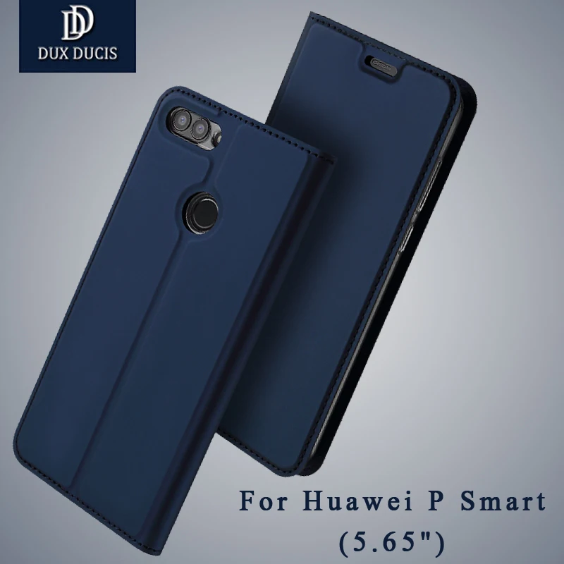 

Dux Ducis Cover For Huawei P Smart Case Leather Coque Huawei PSmart Cases Flip Wallet Cover For Huawei Enjoy 7s Phone Cases
