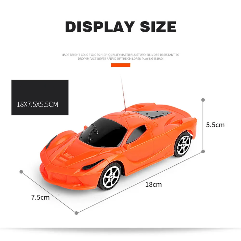 Радиоуправляемый спортивный автомобиль, многоцветная модель автомобиля с дистанционным управлением, модель спортивного автомобиля, подарок для детей, развивающая интерес, микрогоночный автомобиль, косплей, полицейский