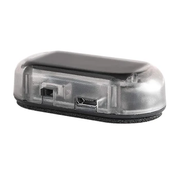 

Car Solar Power Simulated Dummy Alarm Warning Anti-Theft Led Flashing Security Light Fake Lamp