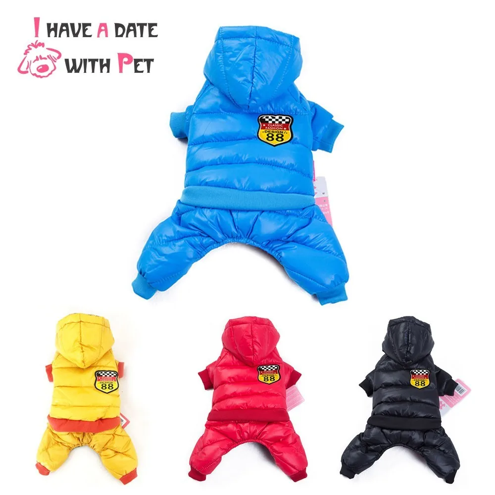 

The Cotton Winter Pet Dog Clothes Cotton Padded Pets Clothing Puppy Jacket Four Foot Clothes For Small Medium Large Dog Supplies