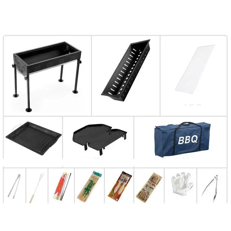 Кемпинг курильщик решетка Griller Rotisserie Mangal Izgara Charbon De Bois барбекю черрасейра гриль