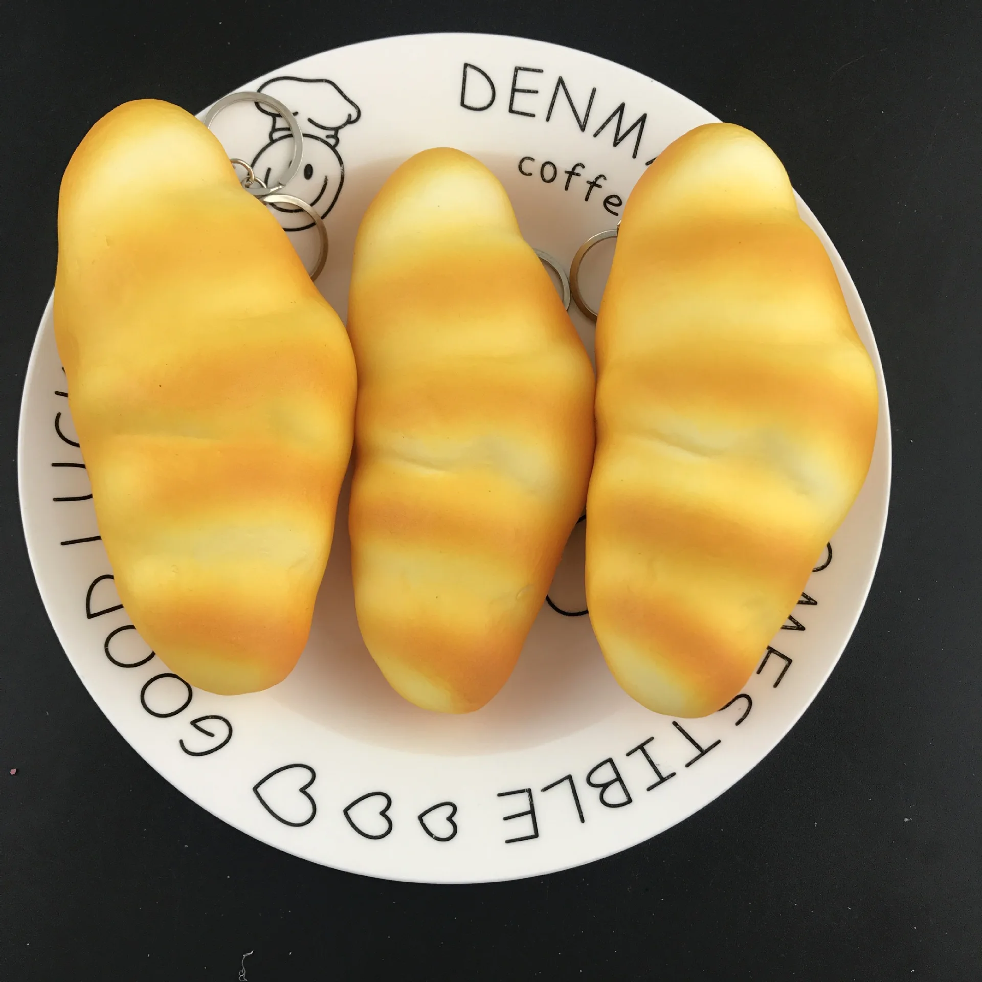 3pcs/lot Simulation Scented Bread Artificial Vivid Food Model Toys Memory Foam Home Kitchen Decoration Kids Gift | Игрушки и хобби
