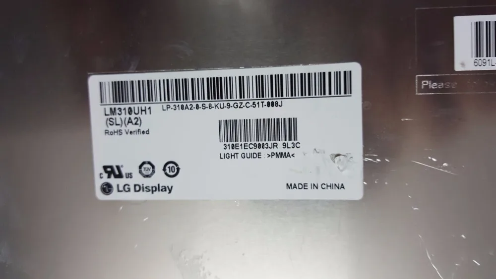  Original LCD screen LM310UH1 SL A2 SLA2 LM310UH1(SL)(A2) The LCD screen