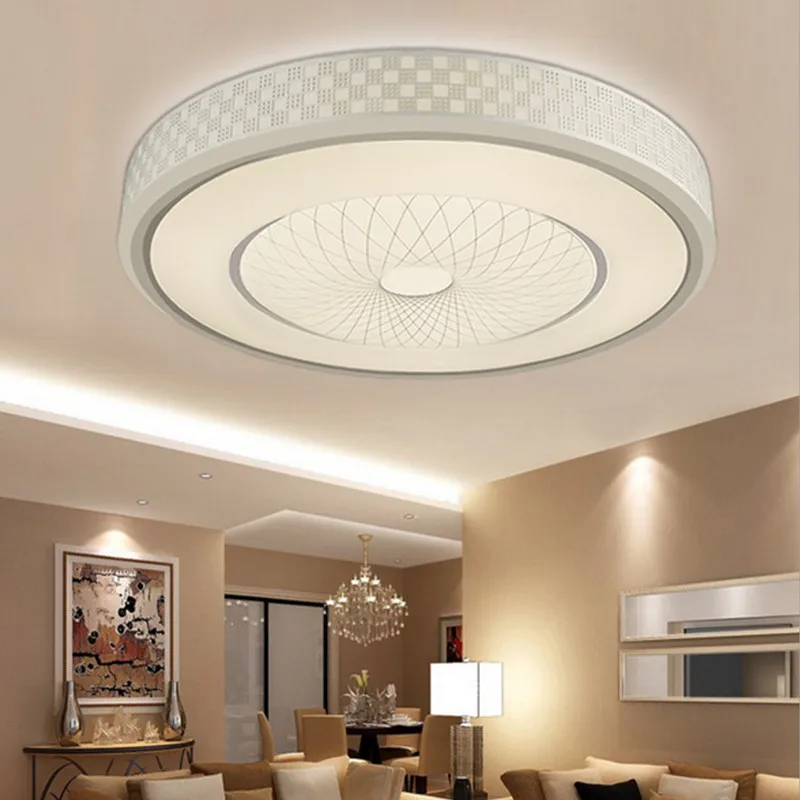 Mising Newest Modern LED Ceiling Light Lamp Round Luxury Living Room