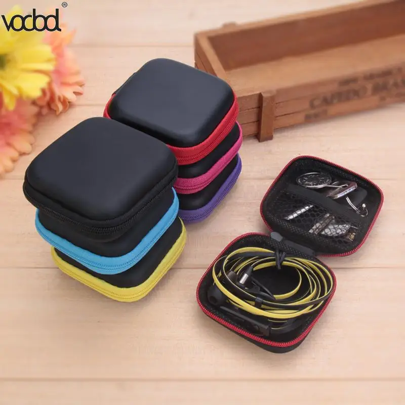 

1Pcs EVA Storage Case For Earphone EVA Headphone Case Bag Container Cable Earbuds Storage Box Pouch Bag Holder Storage Case Hot