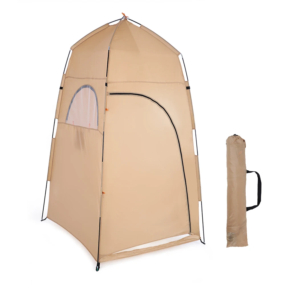 TOMSHOO 120 * 120 * 210cm Outdoor Shelter Camping Shower Bath Tent Beach Tent Fishing Shower Outdoor Camping Shower Tent