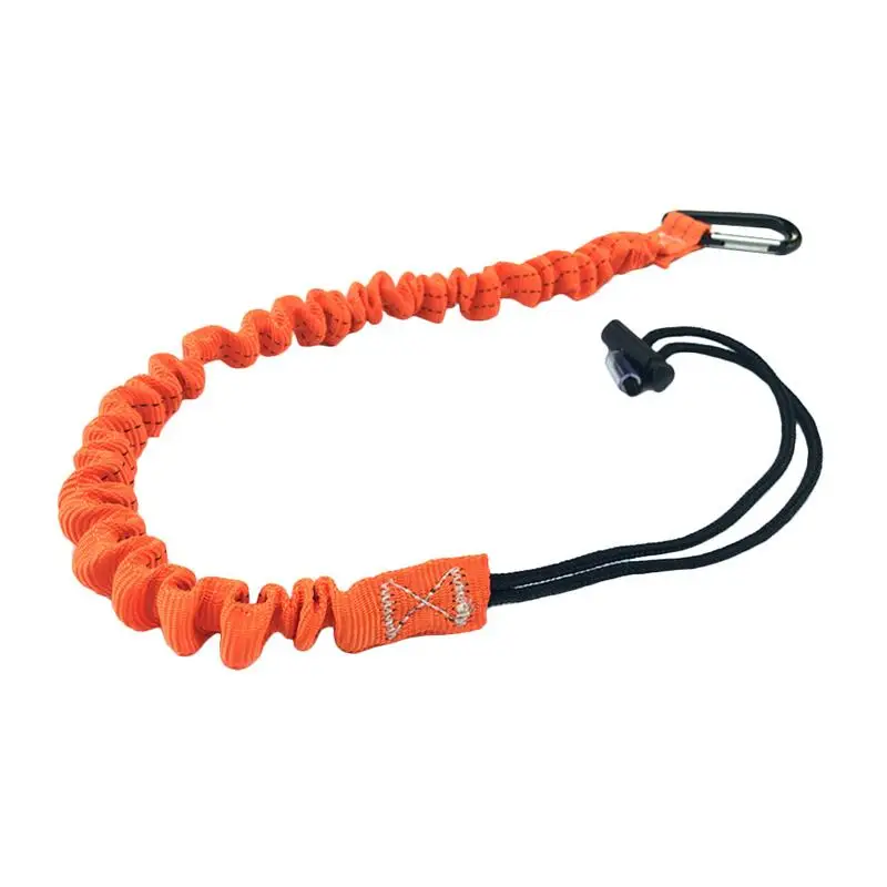 

Single Carabiner Tool Lanyard Retractable Safety Rope Telescopic Elastic Rope Tool Buckle for Climbing