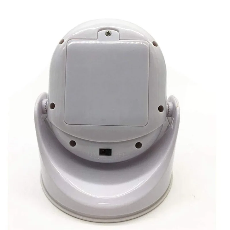 CLAITE 3 Вт светодиодный PIR датчик движения Ночной светильник с питанием от батареи 360 градусов Вертлюги беспроводной уличный светильник для дома настенный патио DC6V