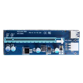 

USB3.0 PCI-E Express 1X to 16X Extender Riser Card Adapter for BTC Mining