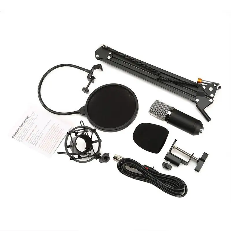 

NW-700 Professional Studio Broadcasting Recording Condenser Microphone Kit Hanging Multi-Microphone Kit