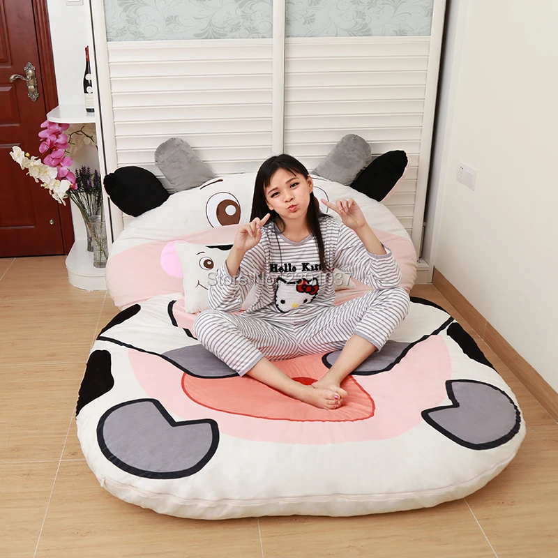 120x200 cm Mooie vee Slaapzak Sofa Bed Twin Bed Dubbel Bed Matras voor Kinderen Oversized Zitzak Tatami sofa 120x200 cm Mooie vee Slaapzak Sofa Bed Twin Bed Dubbel Bed Matras voor Kinderen Oversized Zitzak Tatami sofa
