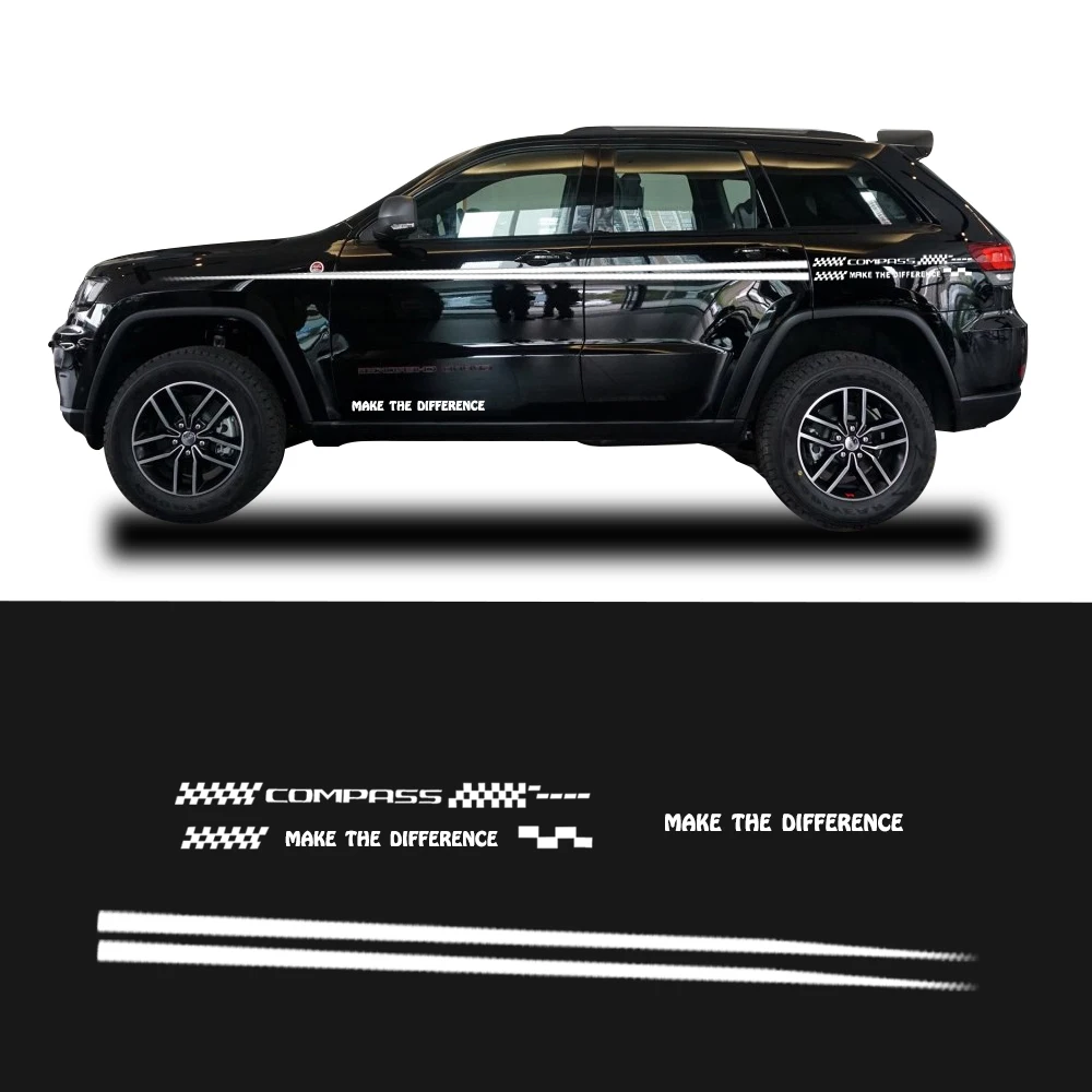 Пользовательские автомобильные наклейки для джипа компас боковая наклейка на