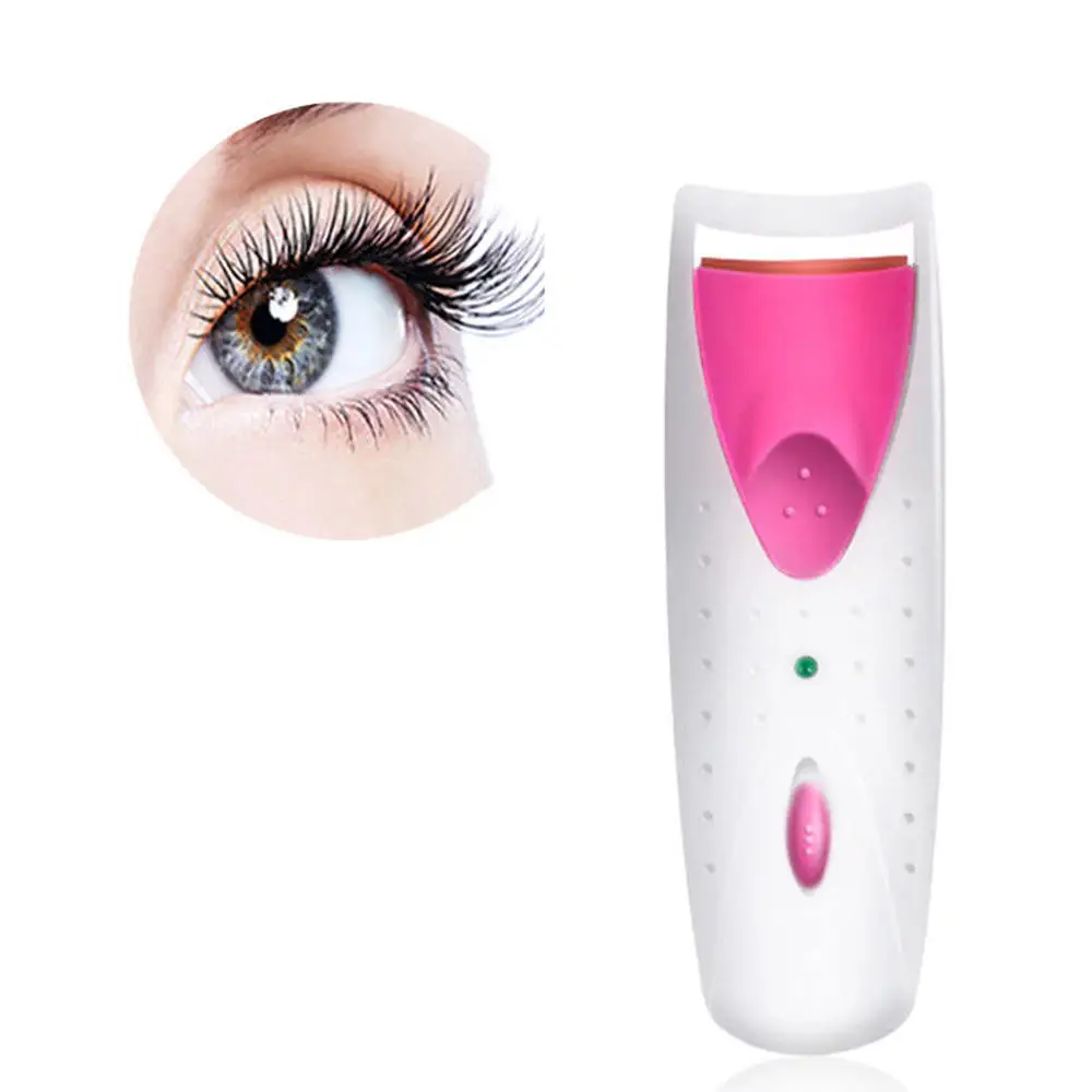 

1 pc White Electric Heated Eyelash Curler Eye Lashes Curling Tool Enhancer Pen Electronic Comb for Women Girls
