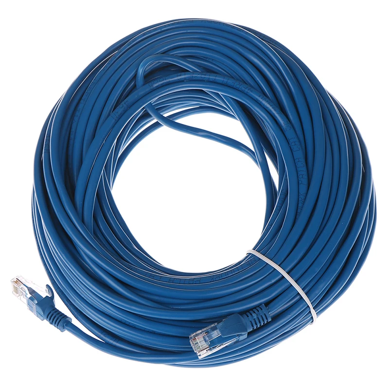 

32 - 35 M 110ft Rj45 Ethernet Connector Cables Ethernet Network Cable Internet Cable Blue Line Rj 45 Ethernet Cat5e Lan Cable