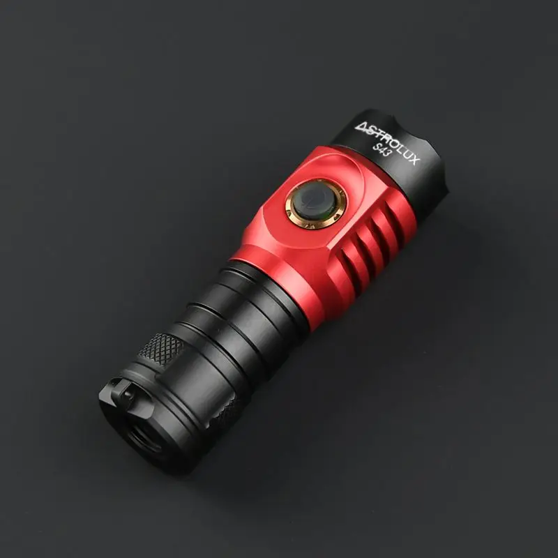  Astrolux S43 18350 LED Flashlight Version Stepless Dimming EDC Flashlight LED Torch Tent Light Tact - 32988454033