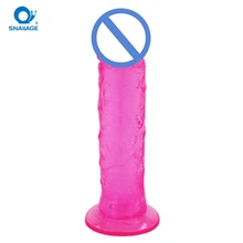 Snailage Crystal Simulation Dildo Transparent Jelly Without Egg Dildo Female Console Oneself Dildo Sex Toys