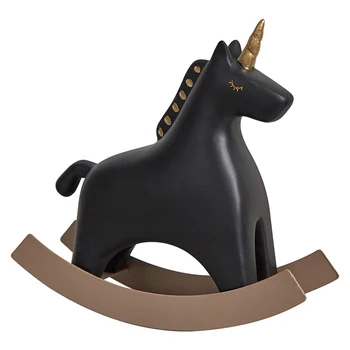 

Scandinavian Unicorns Rocking Horse Gifts Ornaments Bedroom Desktop Girl Heart Romantic Decoration Creativity Accessories Gifts