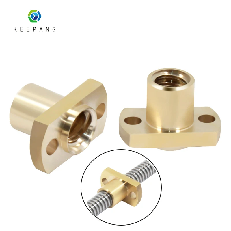 T8 leadscrew الجوز الملعب 2mm الرصاص 2mm/8mm النحاس T8x8mm شفة الرصاص برغي الجوز ل CNC أجزاء 3D ملحقات الطابعة T8 leadscrew الجوز الملعب 2mm الرصاص 2mm/8mm النحاس T8x8mm شفة الرصاص برغي الجوز ل CNC أجزاء 3D ملحقات الطابعة