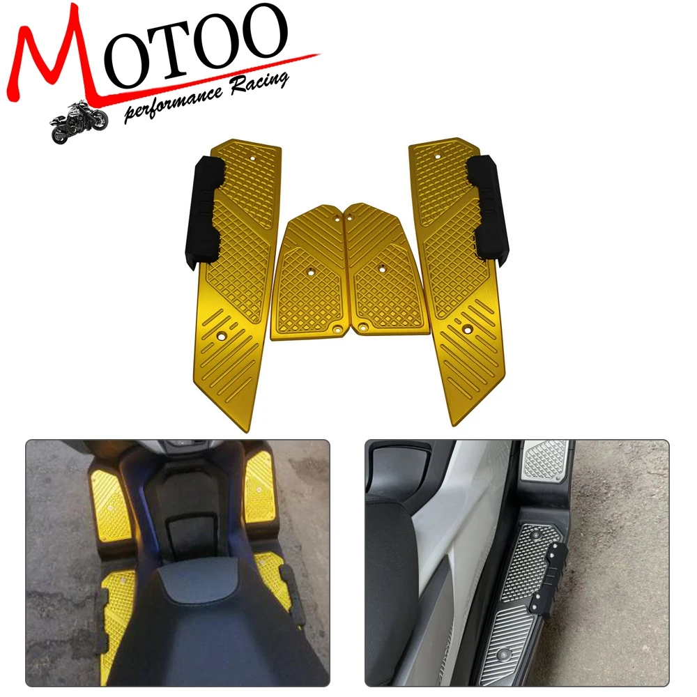 

CNC Motorcycle Accessories Modified Footrest Foot Pad Pedal Plate Parts For Honda Forza300 MF13 FORZA 300 125 250 2018 2019