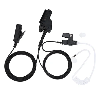 

Newest Earpiece with PPT Button Air Duct Walkie Talkie Acoustic Tube Headset for XTS5000
